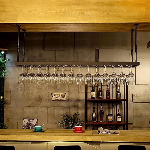 Présentoir à vin de bar suspendu pour optimiser les petits espaces - 7