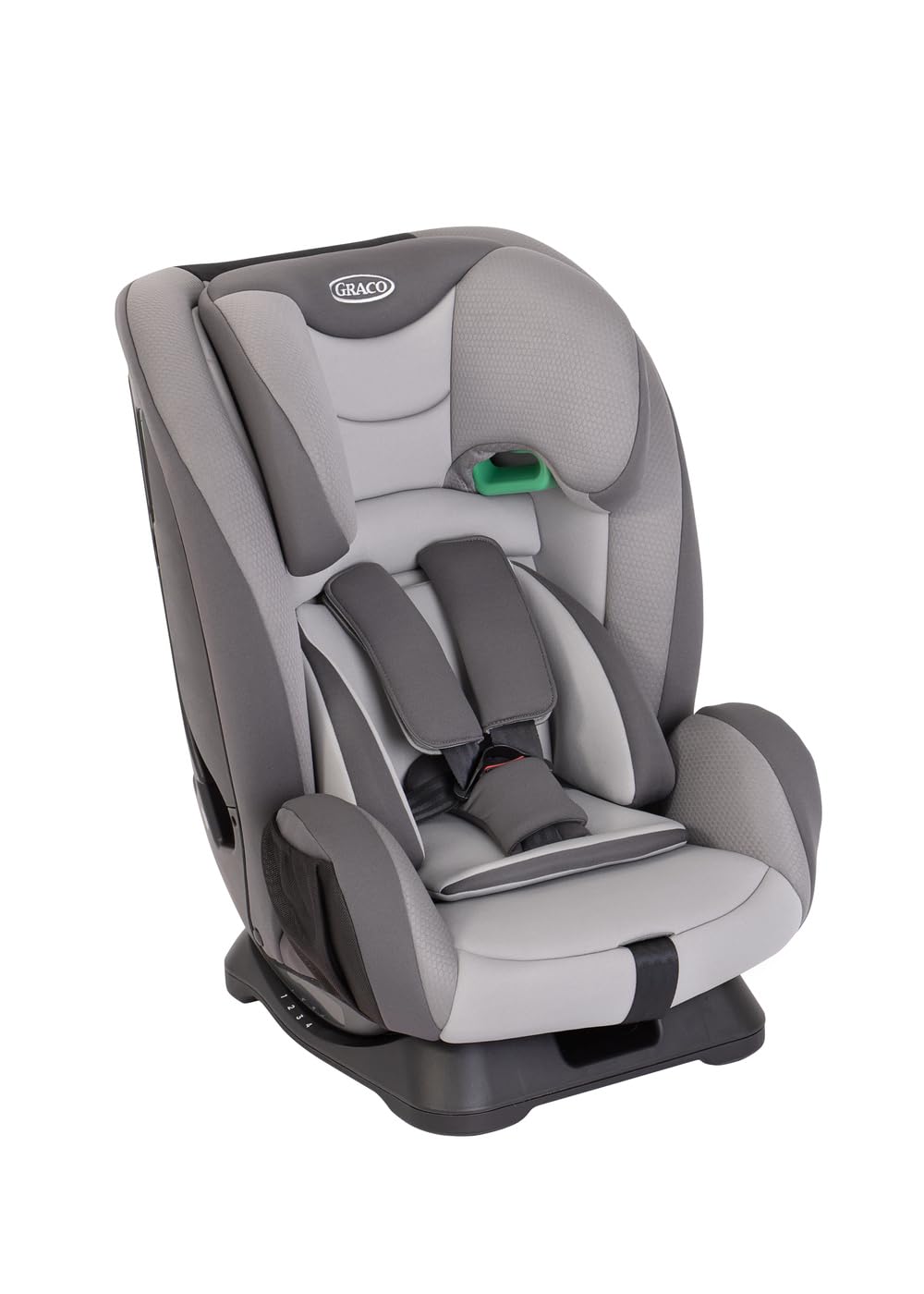 Graco Flexigrow R129, Siège Auto À Harnais 2-​en-​1 de 76 À 145 cm(De 15 Mois jusqu'À Environ 12 Ans),​Face À La Route, De 76 À 105 cm,​Utilisez Comme Rehausseur avec Harnais,​de 100 À 145 cm, Quartz