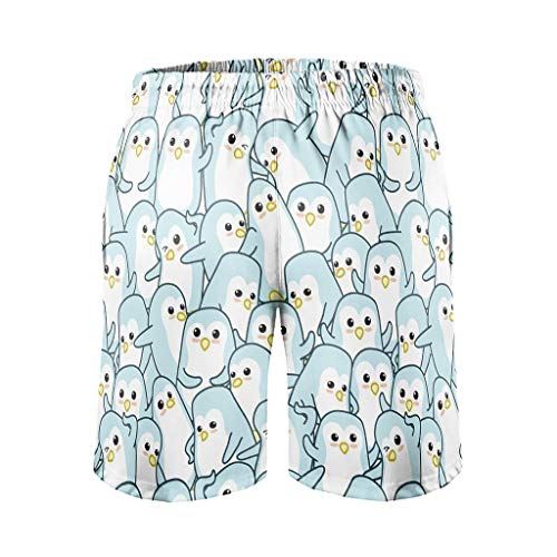 Ktewqmp Zomerzwembroek, pinguïn, dier voor mannen, zwembroek, zwembroek voor heren, met zakken - Image 4