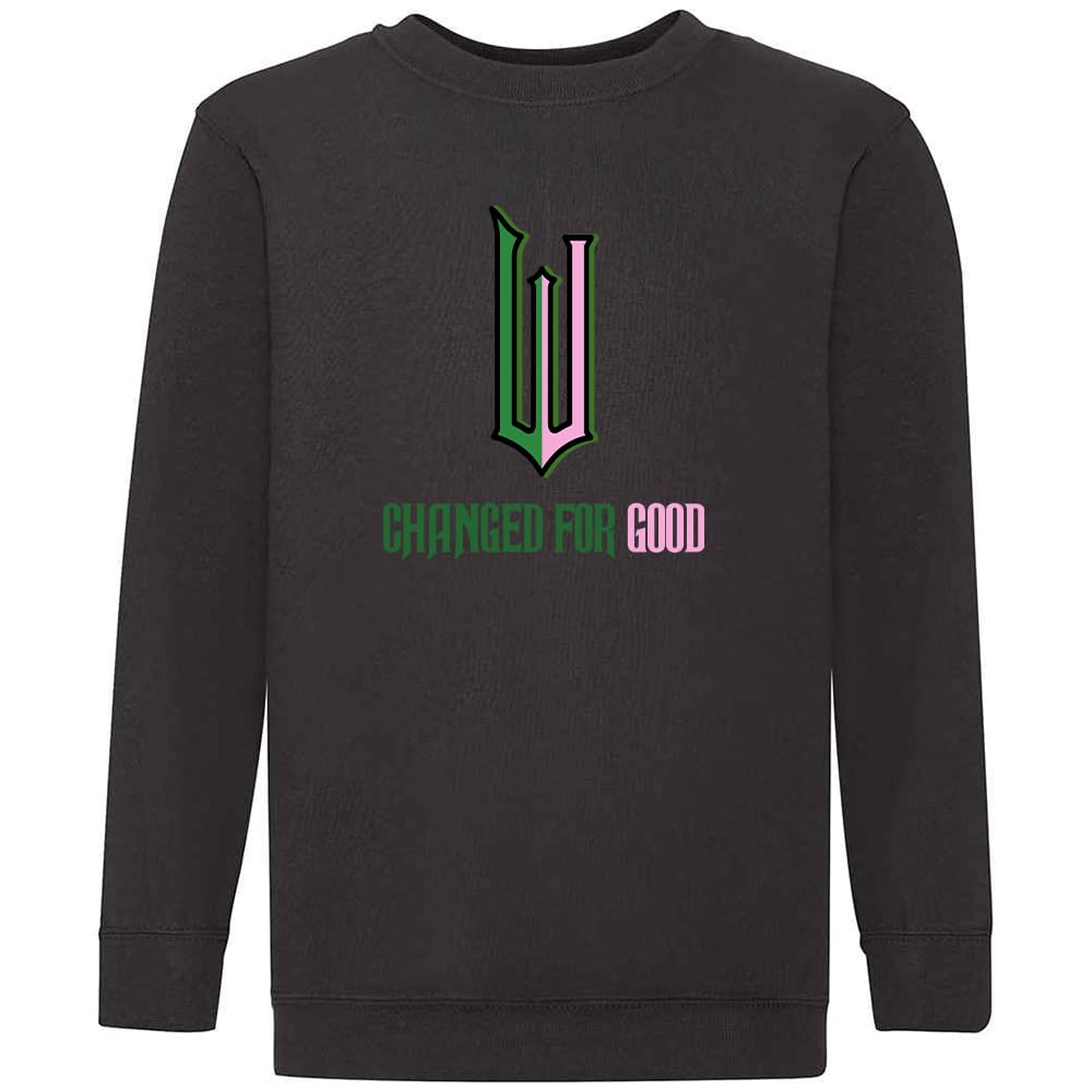 Expert Workwear Changed for Good Sweatshirt Movie Musical Inspired W Logo Fan Gift Black