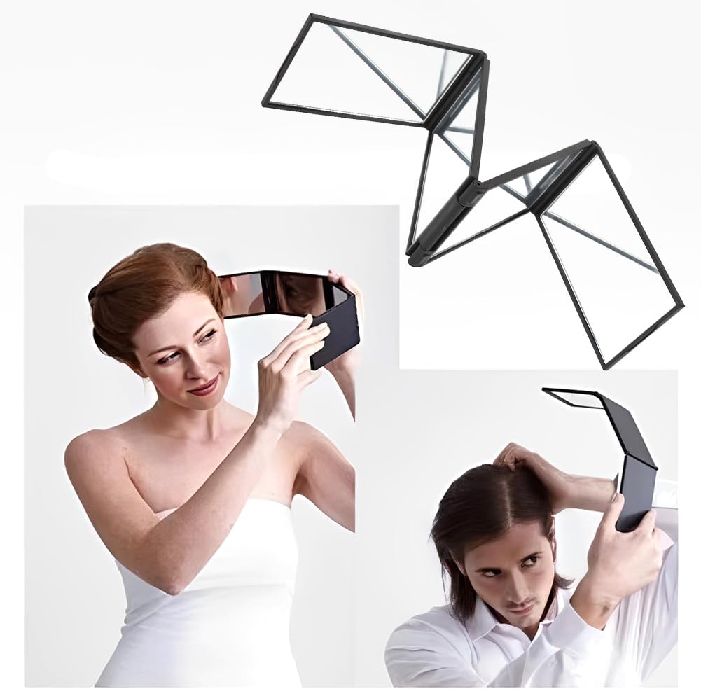 4 Way Mirror, 360 Degree Foldable Haircut Mirror image 2