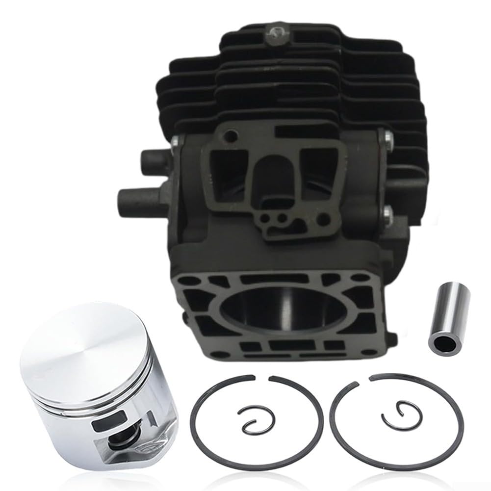Cilindro de cortacésped y para montaje de pistón de 40 mm compatible con FS240 FS240R FS360C FS361 Kit de repuesto incluye anillos de pasador para mantenimiento de patio de jardín