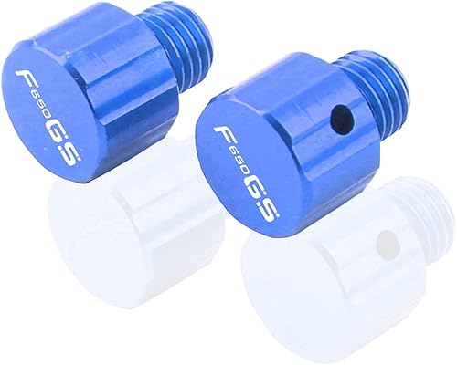 Miniatura 2 de Tornillos de aluminio CNC para espejos laterales de visión trasera para BMW para F650gs para F 650 Gs 2001-2012 Mango Grip (Color : 6) 1,2,3,5,6,7