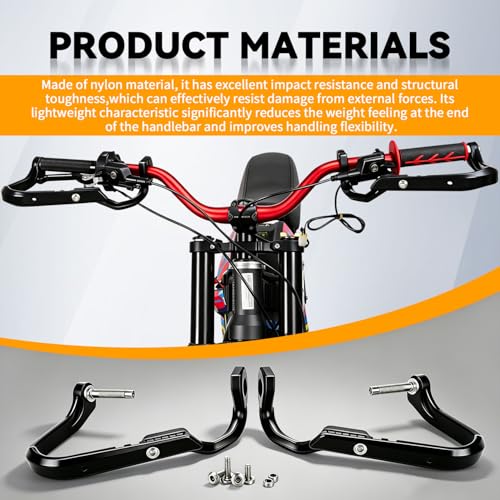 JFG RACING Handprotektoren Motorrad, Handschutz Motorrad Universal,Motorrad Handprotektoren Lenkerschutz für 22mm 28mm Lenker Dirt Bike Pitbike ATV Enduro Supermoto Surron Bike Beta RR 50