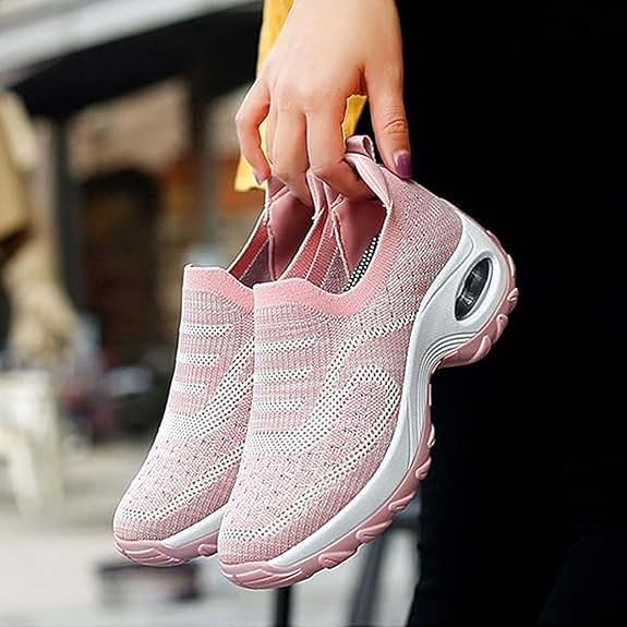 Orthoture Womens Shoes,Arch Support Non Slip Orthoture Shoes,Air Cushion Slip-On Walking Shoes4