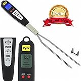 Sale! Best Stainless Digital Meat Cooking Thermometer For Smokers, Food, Meat, Grill, Bbq, Smoker, Kitchen And Candy- Extra Probe, Instant-read, LCD Screen - Dad's Birthday & Gift for Men