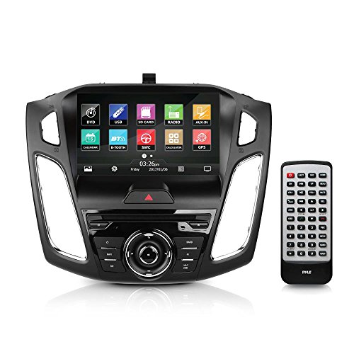 Pyle Ford Focus Receiver Car Stereo - Direct Fit 2015/2016 9'' HD Touchscreen, Bluetooth Wireless, CD/DVD Player, AM/FM Radio, Single (NO GPS Card Included) (PFOCUS16)
