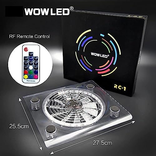 Support ventilateur de refroidissement USB RVB pour PS4, Xbox One et PC avec télécommande - 6