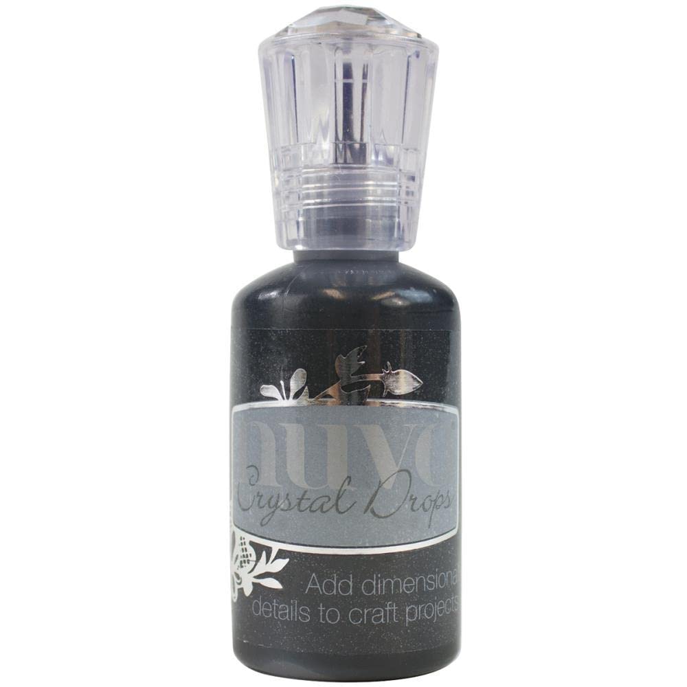 Nuvo Ebony Black Tonic Studios 1.1 Oz Crystal Drops, Black (Ebony Black), 3.17X3.17x8.89 Cm