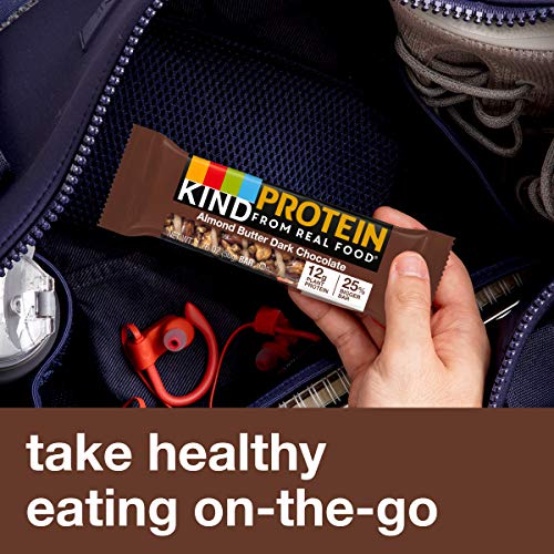 Image of KIND Protein Bars, Almond Butter Dark Chocolate, Gluten Free, 12g Protein