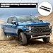RT-TCZ for Silverado Rear Window Louver Vents Plate for Chevy Silverado GMC Sierra 2019-Present Black Ventilation Panel Accessories 2pcs
