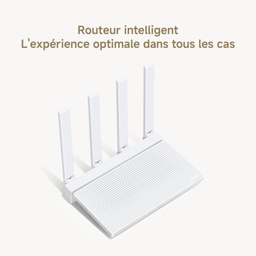 Xiaomi Routeur WiFi6 AX3000 - Port Gigabit, Système Mesh | Performance WiFi Haute Vitesse