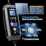 8A/3A/1A Car Battery Charger Automotive with Voltage Detection, 12V/6V TOPDON TB8000 Automatic Battery Maintainer, Lead…