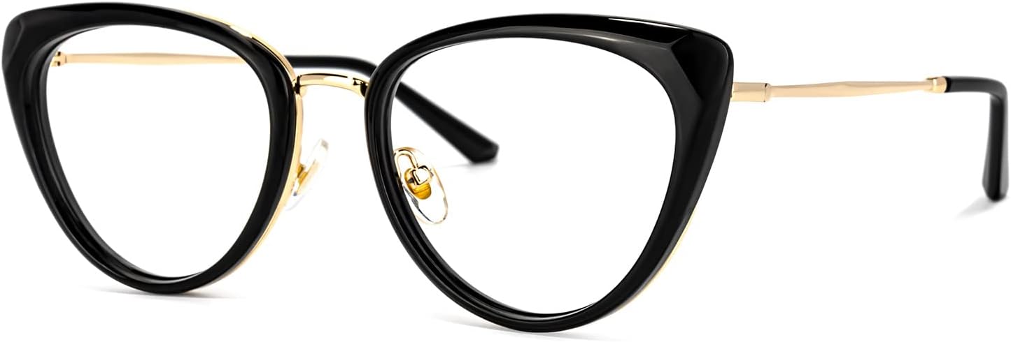 Zeelool Stylish TR90 Cat Eye Glasses Frame with Non-prescription Clear Lens for Women Adelle ZOT207217 - Image 2