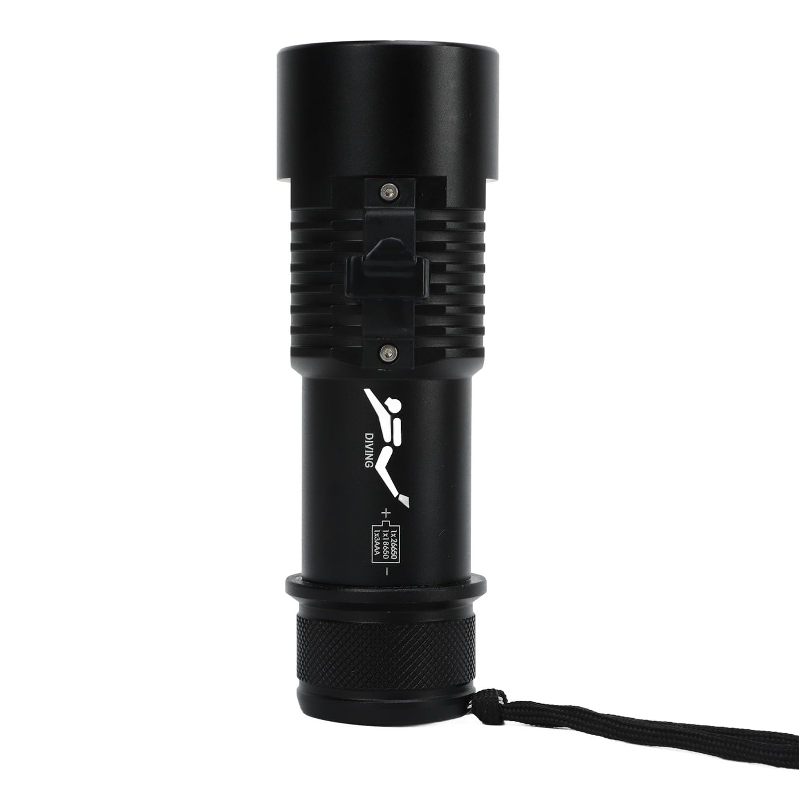 Linterna de buceo super brillante 1500LM de aluminio resistente 7
