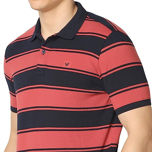 Image of Blackberrys Men's Striped Slim Fit T-Shirt