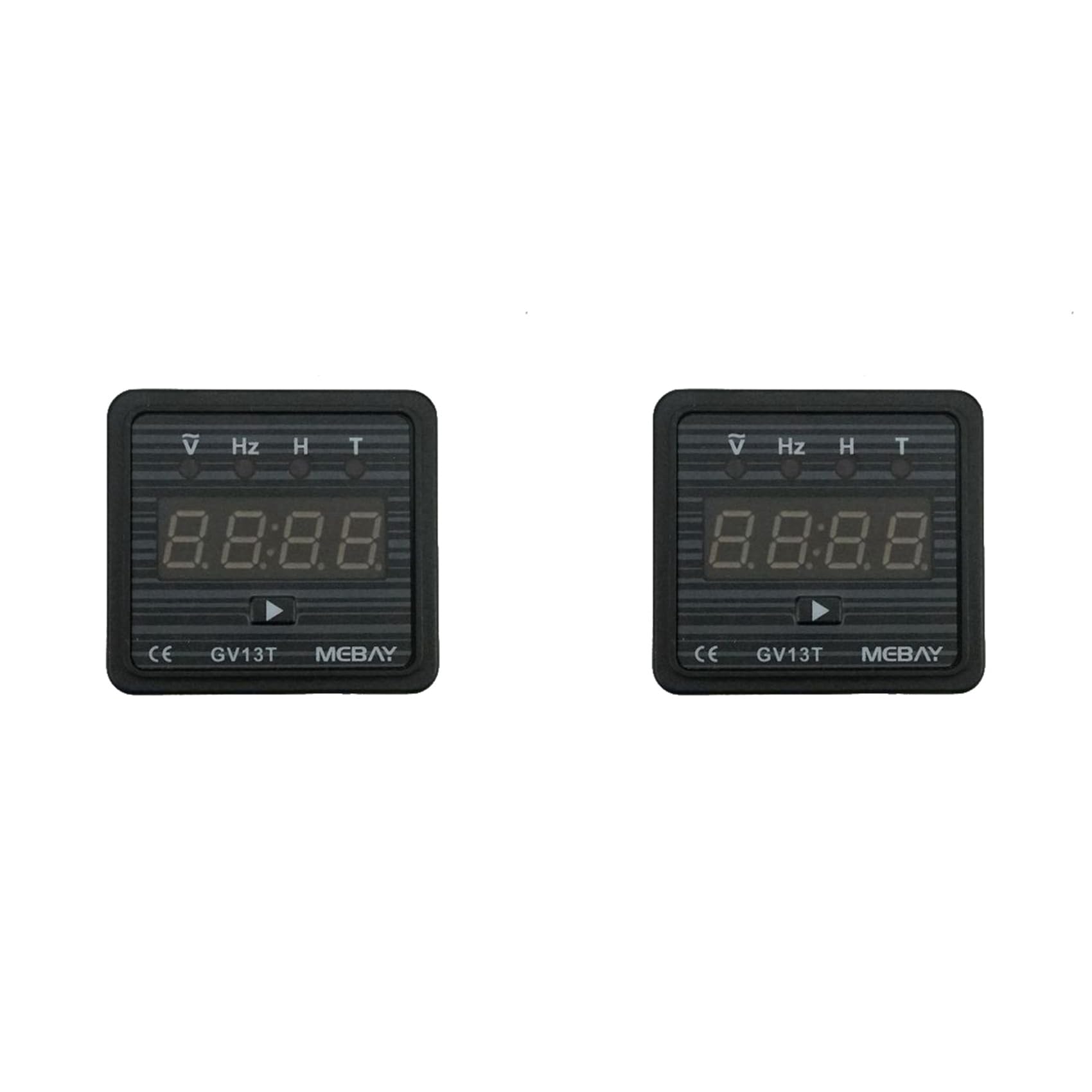 Jnchdghwa Black 2X Gv13t Ac220v Ac380v Generator Accessories Digital Display Meter Voltmeter Tester Multimeter