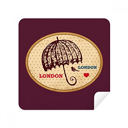 Chiffon de nettoyage lunettes Londres tissu suède pour écran téléphone DIYthinker 2pcs