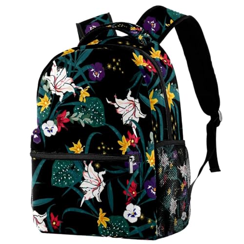Sac à dos d'école à fleurs multicolores, le cadeau idéal pour la rentrée