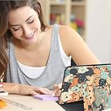 for All-New Amazon Kindle Fire HD 10 Tablet Case (13th Generation, 2023 Release) 10.1", 360 Degree Rotating Stand Cover with Auto Wake Sleep Case for Fire Tablet 10 2023,Cats - Image 7