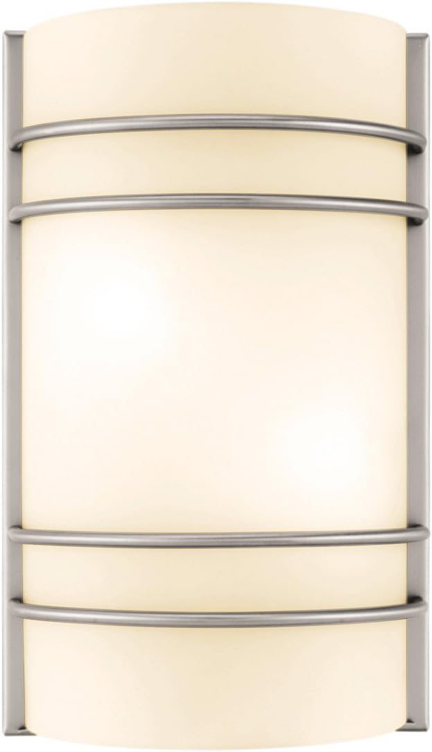 Access 20416-BS/OPL Contemporary Modern Two Light Wall Fixture from Artemis Collection in Pewter, Nickel, Silver Finish, 7.50 inches