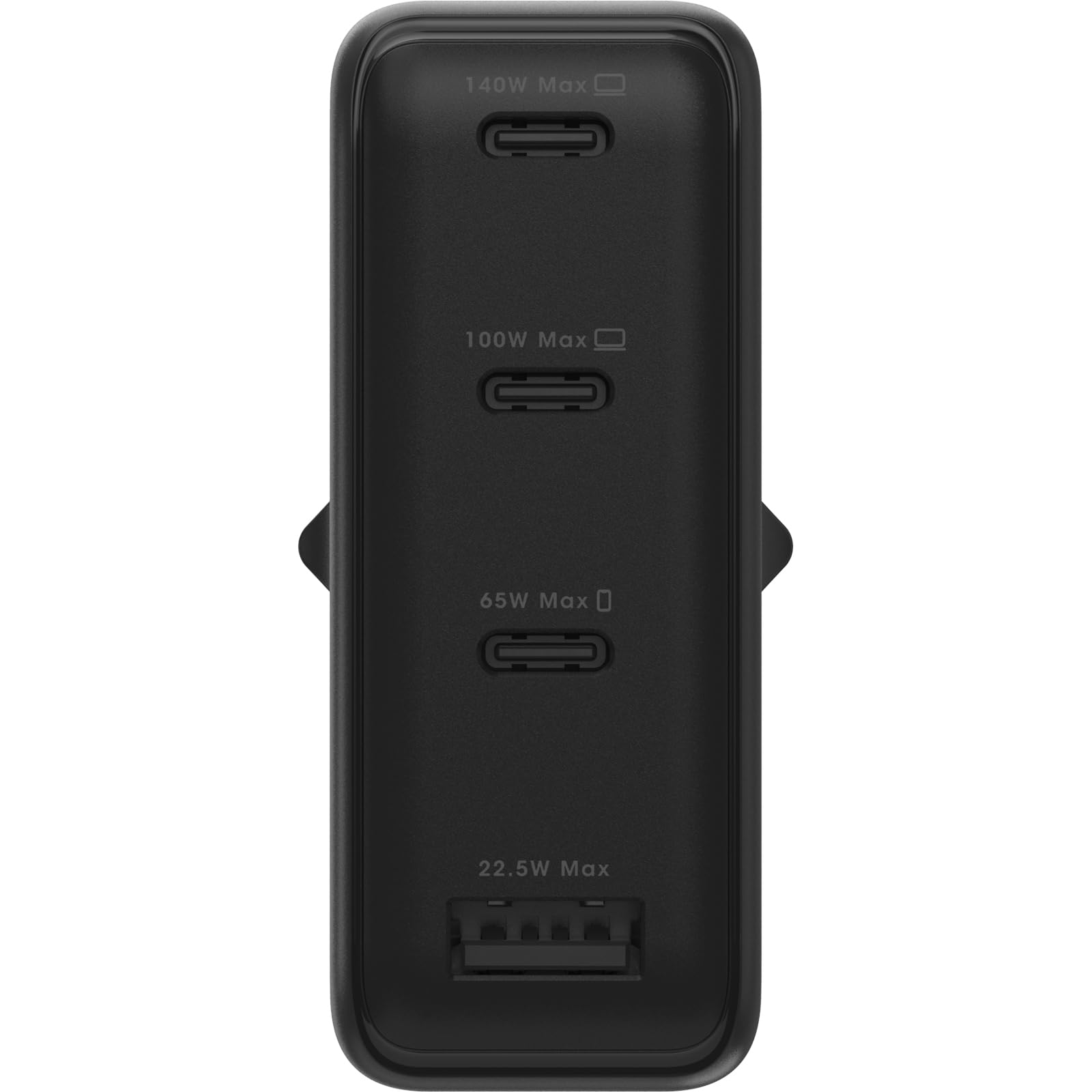 OtterBox Caricatore Murale Standard EU 140W USB-C, 4 Porte, Nero