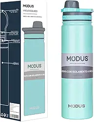 MODUS Garrafa de Água Térmica Inox Esportiva Academia Isolada a Vácuo Aço Inox 750ML (Verde)