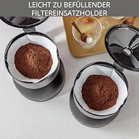 KRUPS Duothek Thermo Filterkaffeemaschine, zwei separate Isolierkannen und Brühvorgänge, sehr gute Isolierleistung, Ein-und-Aus-Schalter mit Kontrolleuchten, 2 x 8 Tassen, Schwarz, KT8501 – Ansicht 5