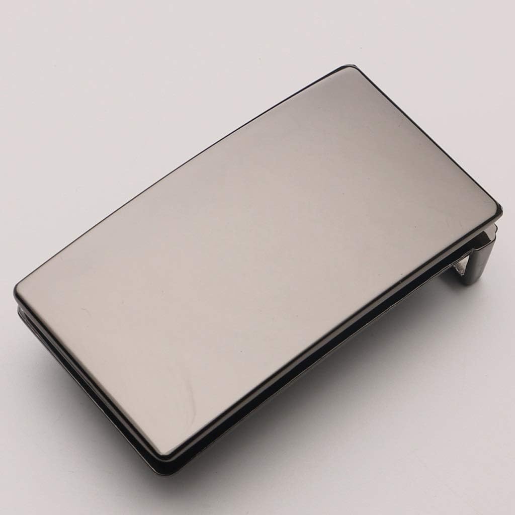 Smooth Buckle Men's Belt Zinc Alloy Buckle Fashion Belt Buckle Apply 3.3cm Belt Men Belt Buckle Leather(White-Fruit peach5)