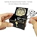 Youtang Music Box Engraved Wooden Gifts Mini Musical Box Play Dreaming for Birthday/Anniversary/Valentine's Day/Christmas (Hand Crank, Black)