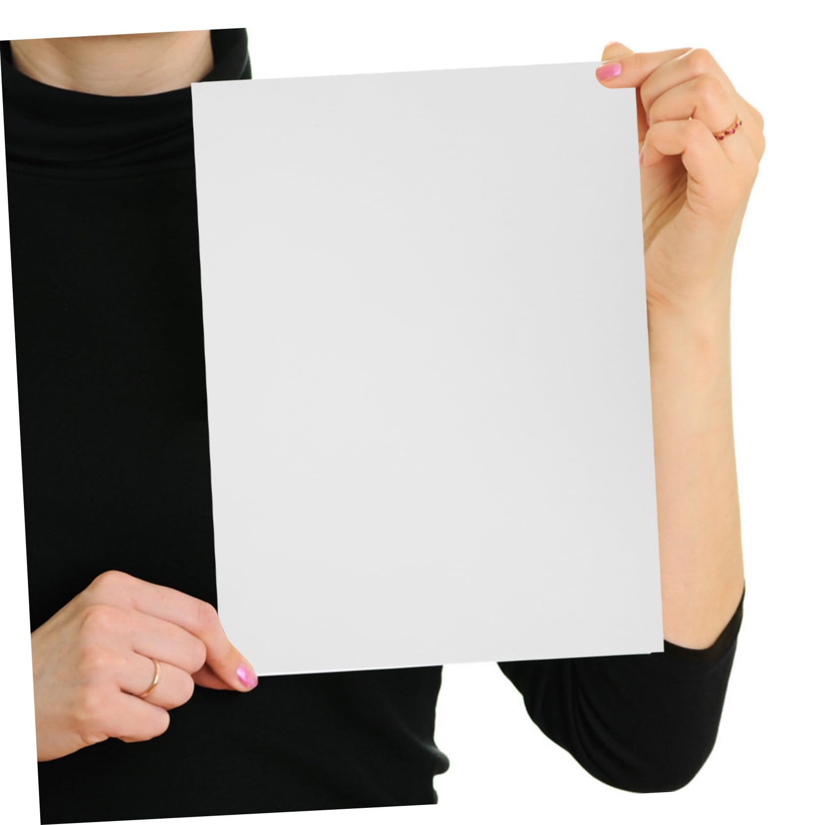 HOMSFOU 100 Fogli Carta Stampabile Etichette Autoadesive e Resistenti Alle Temperature per Stampanti per Etichette Spedizione e Organizzazione
