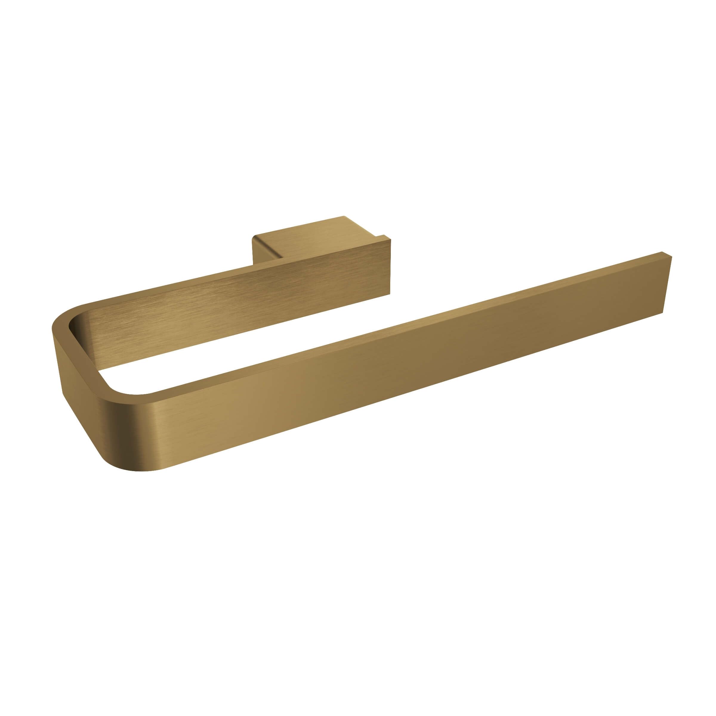 ICO Bath V331 Volkano Cinder 8" Towel Bar - Brushed Gold Dark