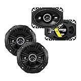 Kicker 43DSC504 D Series 5.25 Inch 200W Dual Speakers with Kicker 43DSC4604 D Series 4x6 Inch 120...