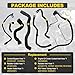 6 Pcs Engine Radiator Coolant Hose, Heater Hose, PCV Pipe, Coolant Inlet & Outlet Pipe Set Compatible with Chevy Cruze 2011-2016 1.4L Replace # 13251447 13251435 13291779 94543097 25193343 55596898