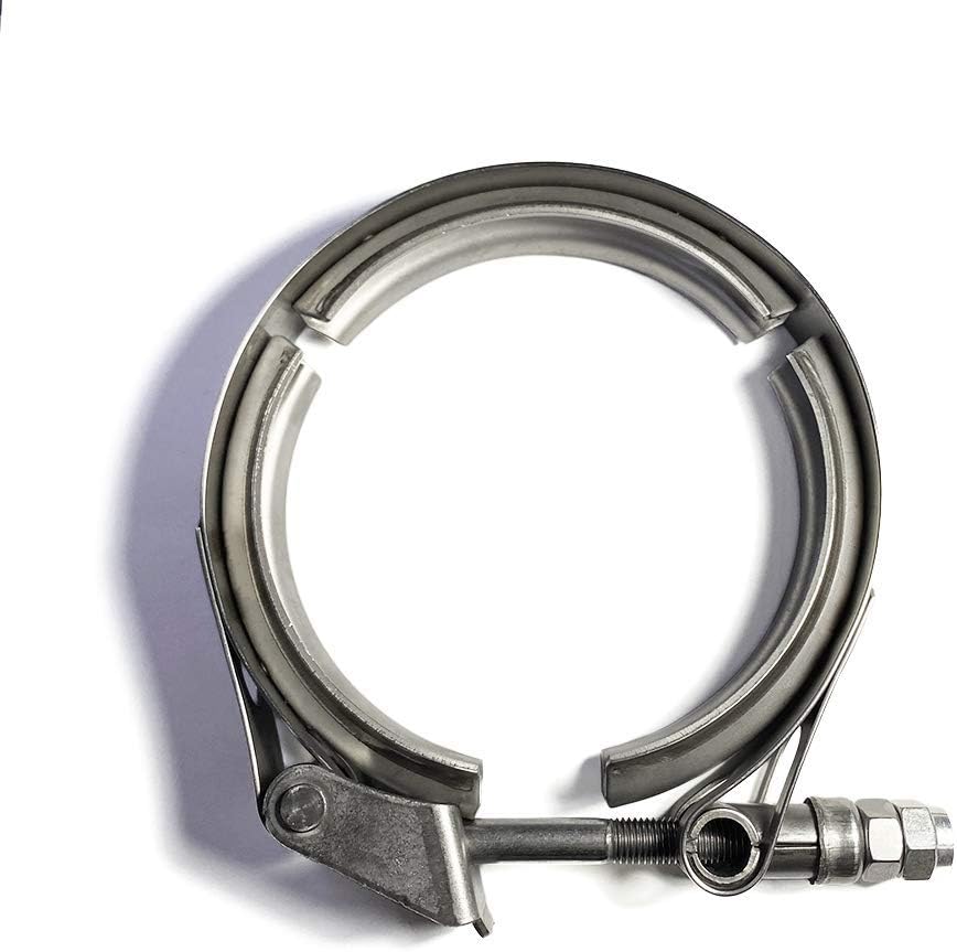 5" Quick Release Stainless Steel V-Band Clamp With Heavy Duty Bolt - Ticon Industries