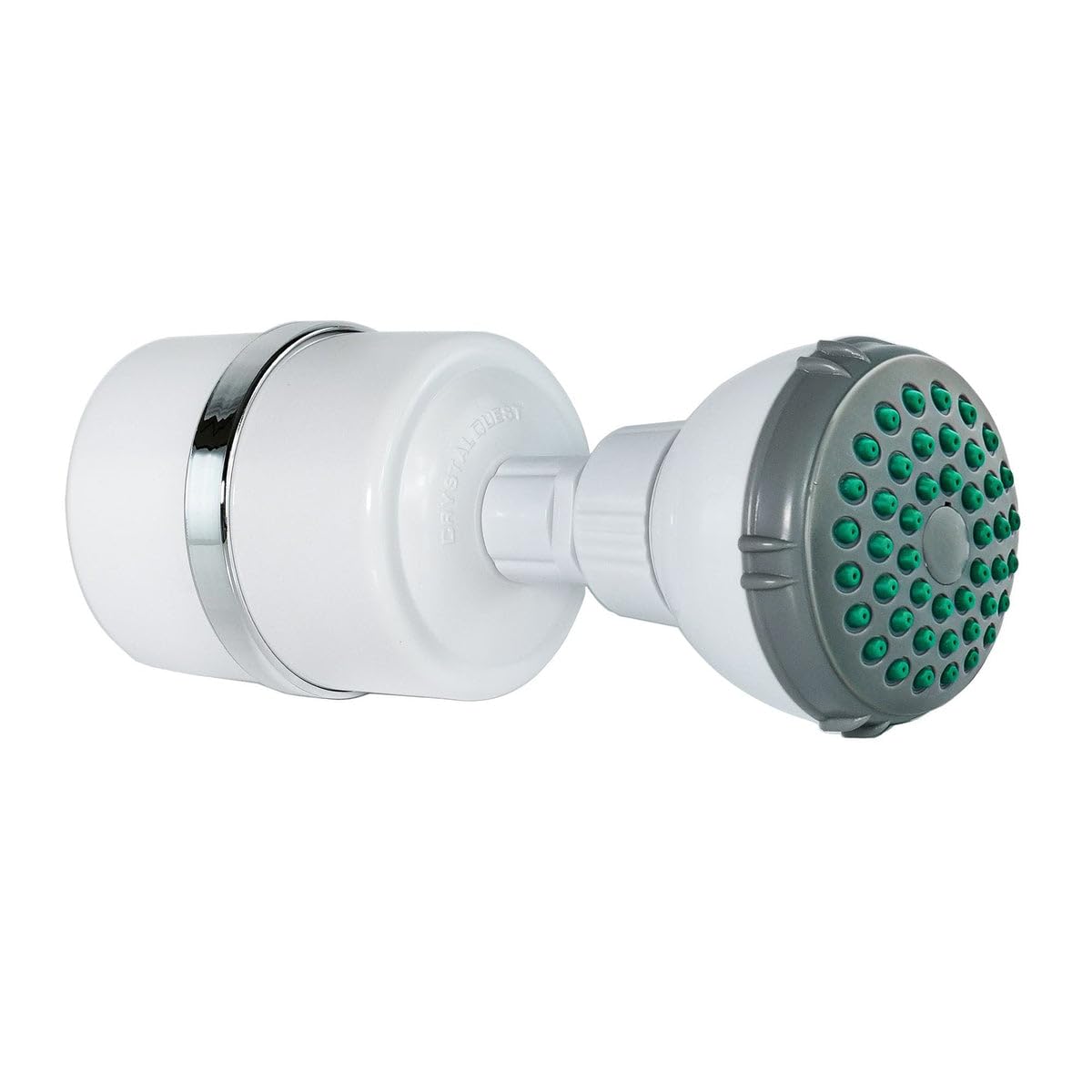 Crystal Quest Shower Filter with Shower Head - White - Advanced Multi Stage Filtration for Cleaner Water - Removes Chlorine, Heavy Metals - Promotes Healthier Skin, Softer Hair - Long-Lasting