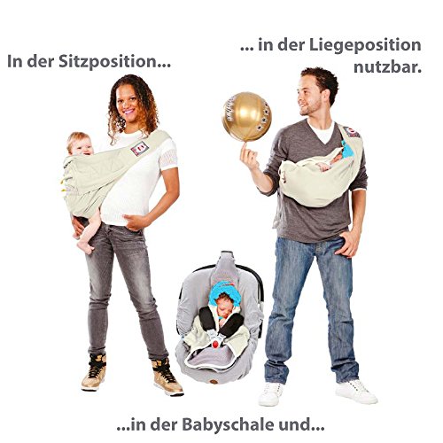 Lodger Shelter 2.0 - 3-in-1 babydrager, babydraagdoek, transportdeken voor baby's en ouders, vanaf geboorte tot 18 m… - Image 8