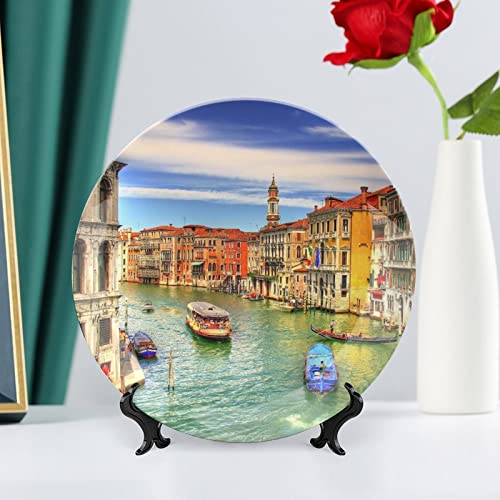 Platos decorativos de porcelana Venecia Italia, el regalo ideal de hogar 6