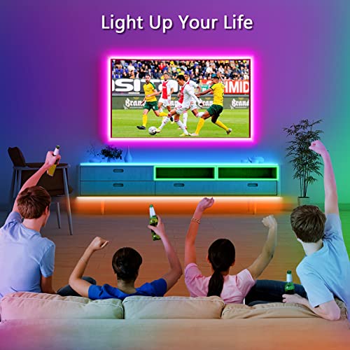 Zxmean Led Lights For Bedroom 65.6Ft,Led Strip Light,Led Light Strip,Rgb Led Strip Lights,Luces Led Para Cuarto,Bluetooth Led Lights For Room,Strip Lights With App & Remote Control #TOP5