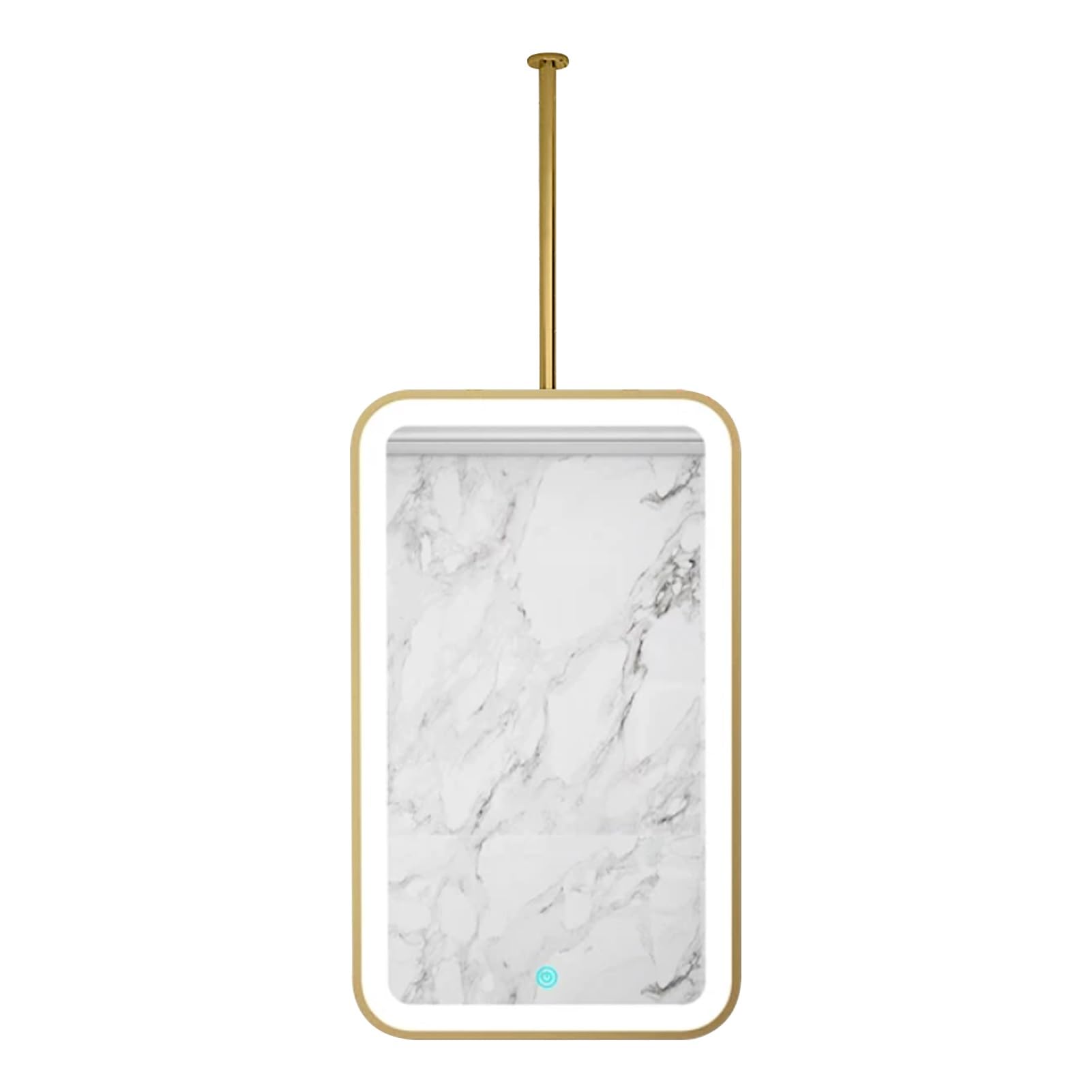Miroir flottant 50x70 cm avec tige de suspension dBathroomMirror pour salon