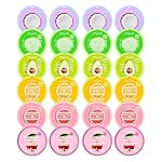SpaLife Beauty Fruit Facial Sheet Masks 24 Pack – Face Masks Skincare Set – Hydrating Face Masks – 6 Natural Fruit Extract Formulas – Orange, Grapefruit, Coconut, Cherry, Avodcado, Cucumber