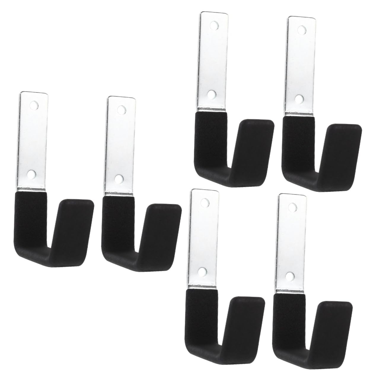 3 Set Ganci Da Garage Heavy Duty Per Organizzazione Utensili Appendi Per Giardino E Broomsticks Facile Installazione E Sicurezza Ottimale 2 Pezzi*3