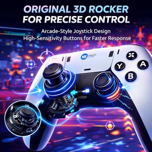 Image of Maizic Smarthome GS5 Pro 4K Wireless Retro Gaming Console | 30,000+ Built-in Games & 53 Emulators | Plug & Play HDMI System for TV, PC & Projector | 2 Wireless Controllers Includes