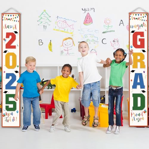 Image of Graduation Decorations 2026 Banner Porch Sign for Class of 2026 Graduates Party Supplies