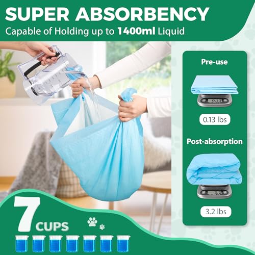 Image of Dog Pee Pads Extra Large 28 inchx 30 inch 100 Count, Puppy Pads XL 100 Pack Leak-Proof XLarge Pee Pads for Dogs, Super Absorbent & Quick-Dry Disposable Pet Potty Training Pads for Dogs, Puppies, Doggy
