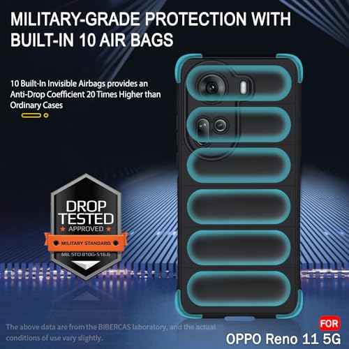 Image of TheGiftKart Liquid Silicon Back Cover Case for Oppo Reno 11 5G | Shockproof Military Grade Protection | Micro-Fibre Cloth On Inner Side | Built-in Anti-Slip Grip for Back Case Oppo Reno 11