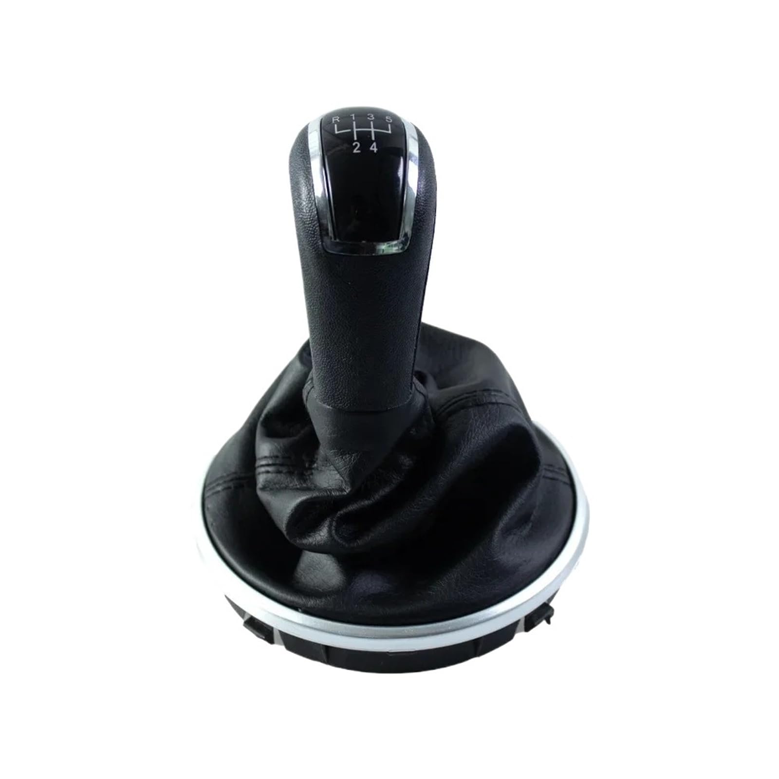 XZCVTYW Car Shift Gear Knob Cover for Skoda for Fabia 2 2007-2010 for Roomster 2006-2010 5 Speed Gear Shift Knob with Gaiter Boot Cover