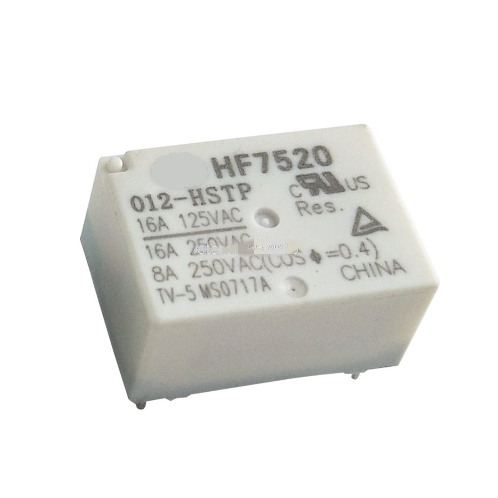 Relé HF7520-012-HSTP de 4PIN y 16A para circuitos impresos y automatización industrial