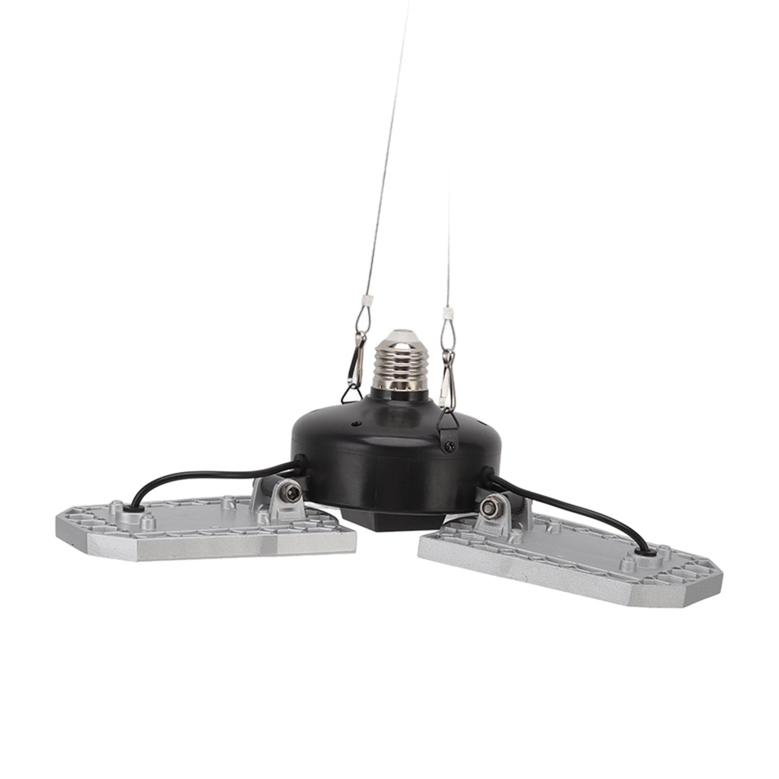 LED coltivazione Luce ad alte prestazioni Spettro completo 297 LED pieghevoli tre foglie pianta interna Crescita luce per succulenta serra 100-277 V ABS ABS E27 E26 Testa lampada