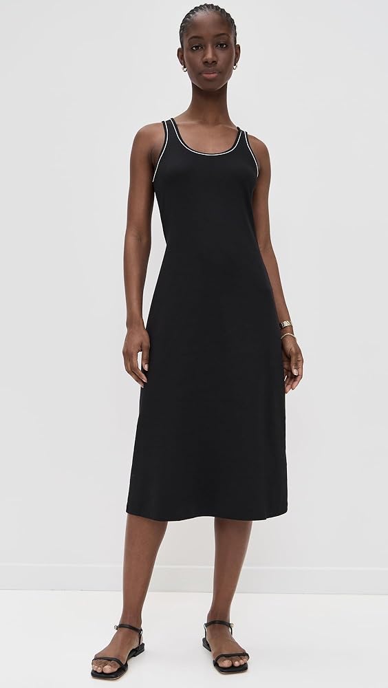 Theory Women's Rib Tank Dress, Black, XXS-XS at Amazon Women's